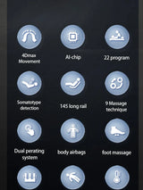 4D AI Voice Control Zero Gravity Massage Chair With Heating - Omega Lifestyles