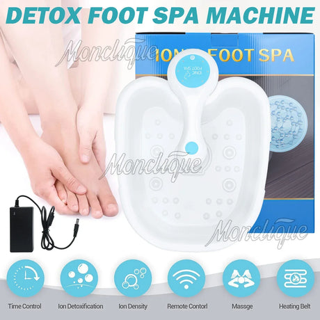 Foot Detox Ionic Spa Massage And Detoxification Machine - Omega Lifestyles
