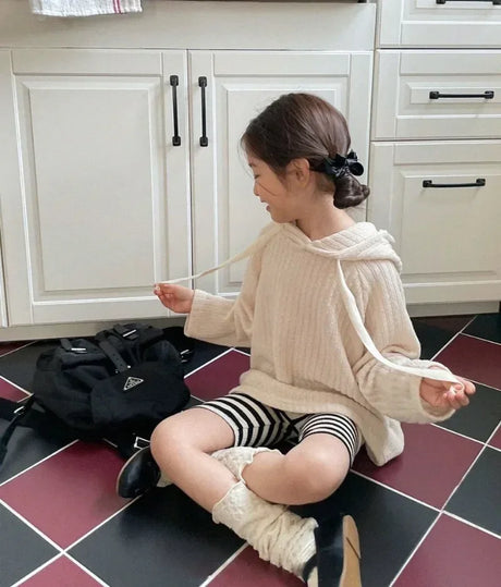 Striped Cotton Unisex Casual Kids Leggings - Omega Lifestyles