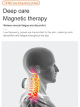 Composite Material Four-Head Neck Heating Vibration Massager - Omega Lifestyles