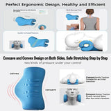 Ergonomic Cervical Spine Neck Traction Stretching Pillow - Omega Lifestyles
