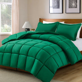2-Piece Reversible All-Season Polyester Comforter Set - Omega Lifestyles