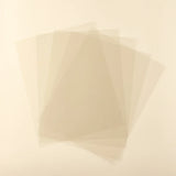 Set Of 50 Heat Resistant Clear Acetate Craft Sheets - Omega Lifestyles
