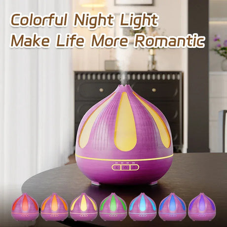Ultrasonic Remote Control Oil Diffuser With LED Nightlight - Omega Lifestyles