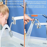 Splash-Proof 1080° Rotating Dual Mode Faucet Extender Set - Omega Lifestyles