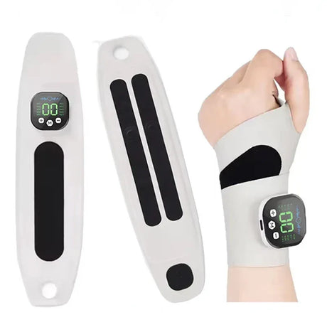 Electric Wrist Massager With Compression And Vibration - Omega Lifestyles