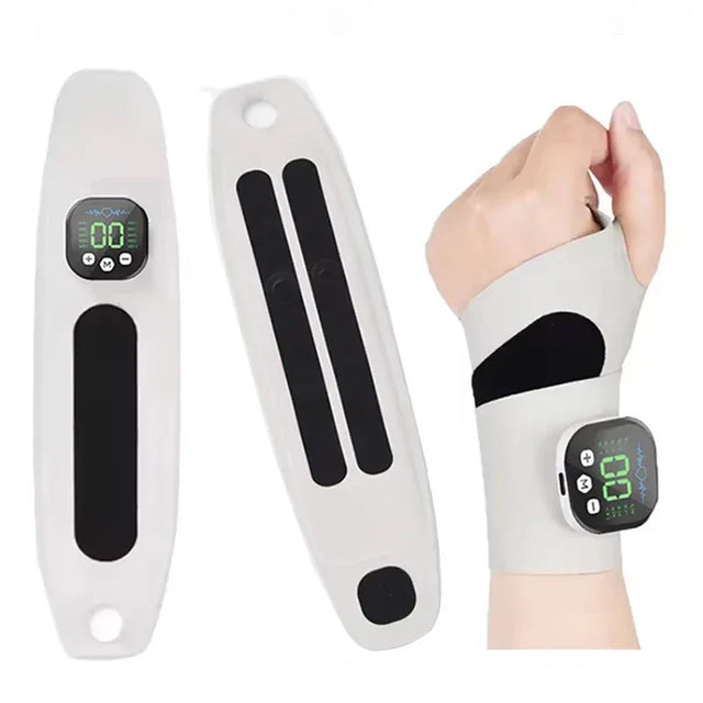 Electric Wrist Massager With Compression And Vibration - Omega Lifestyles