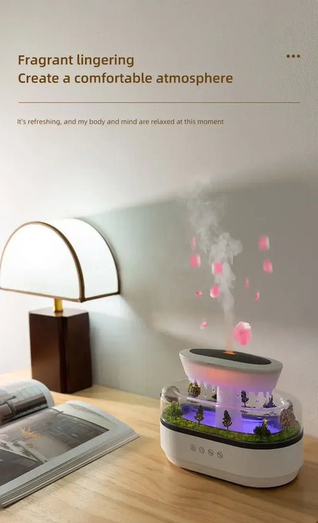 Ultrasonic Aromatherapy Diffuser With Colorful Nightlight - Omega Lifestyles