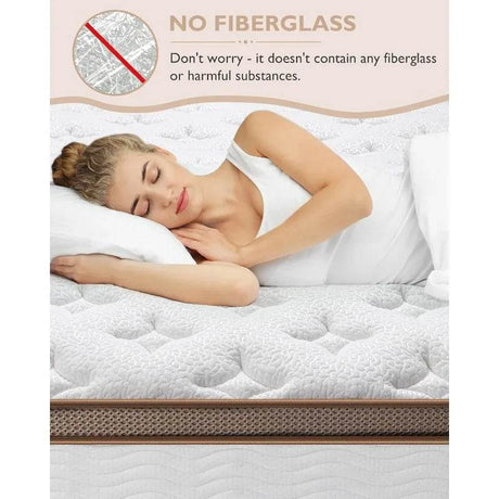 Medium Hybrid Pocket Spring Mattress 14 Inch - Sleep Galleria