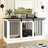 Extra Large Indoor Heavy Duty Furniture-Style Dog Crate - Omega Lifestyles