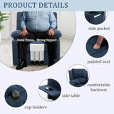 Power Recliner Chair Upholstered Heated Massage - Omega Lifestyles