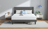 Queen Upholstered Linen Platform Bed Frame With Storage