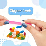 Set of 7 Waterproof EVA Pill Dispenser Storage Bags - Omega Lifestyles