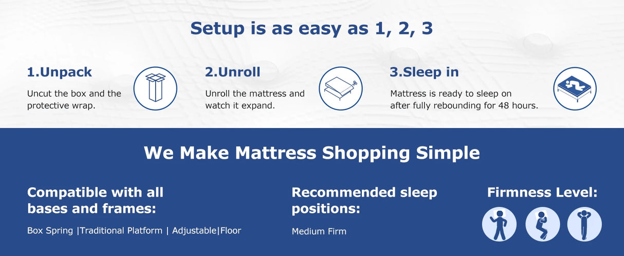 Medium 12-Inch Hybrid Memory Foam Pocket Spring Mattress