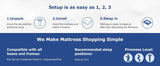 Medium Hybrid Memory Foam Pocket Spring Mattress - Sleep Galleria