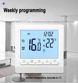 Programmable Smart Thermostat With Child Lock Backlit Display - Omega Lifestyles