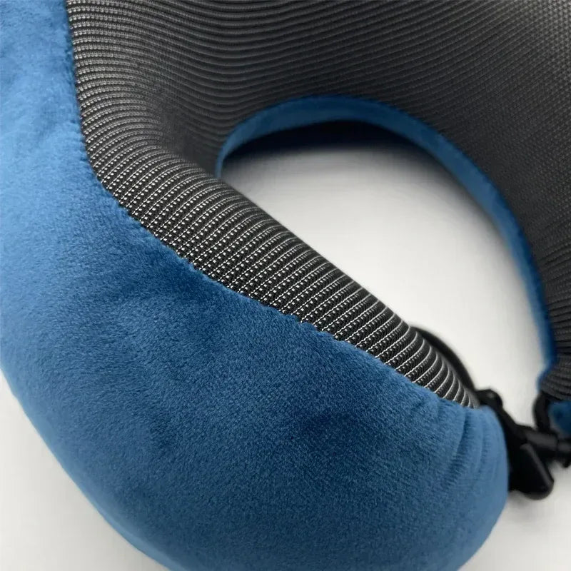 U-Shaped Memory Foam Travel Neck Pillow Cervical Support - Omega Lifestyles