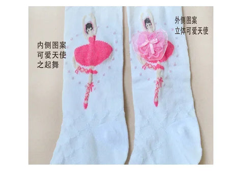 Girls Cotton Cartoon Soft Knit Autumn Tights - Omega Lifestyles