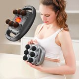 Six-Head Deep Tissue Handheld Percussion Massage Gun - Omega Lifestyles