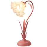 Vintage Floral Acrylic LED Desk Lamp