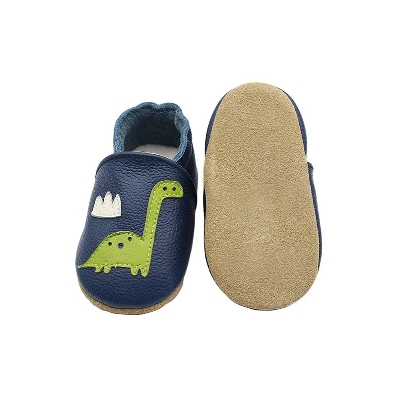 Baby Leather Soft Sheepskin First Walker Moccasins - Omega Lifestyles
