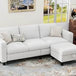 Modern Convertible L Shaped Sectional Sofa - Omega Lifestyles