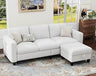 Modern Convertible L Shaped Sectional Sofa - Omega Lifestyles