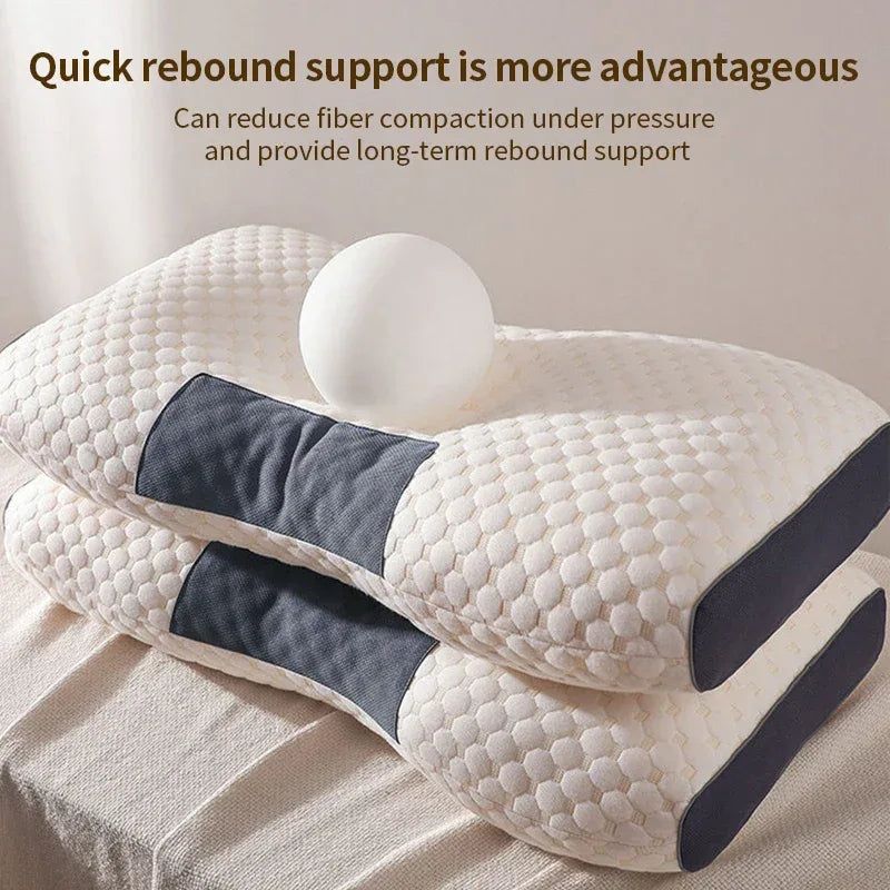 Orthopedic Cervical Memory Foam Rectangle Massage Pillow - Omega Lifestyles