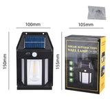 Outdoor Solar Waterproof Tungsten Filament Garden Wall Light - Omega Lifestyles