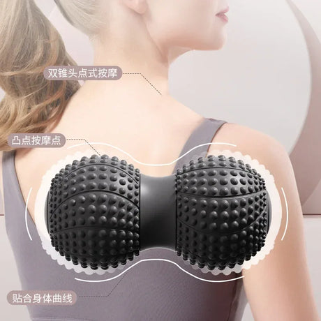 Peanut Massage Ball Fascia Myofascial Muscle Relaxation Device - Omega Lifestyles