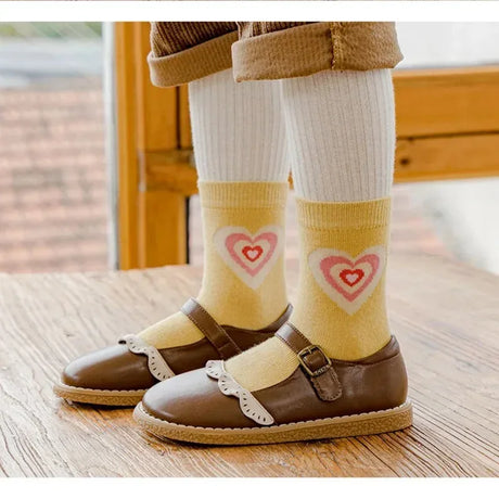 Children’s Cotton Non-Slip Cartoon Knit Socks - Omega Lifestyles