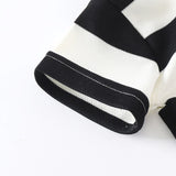 2-Piece Striped Polyester Toddler Summer Outfit Set