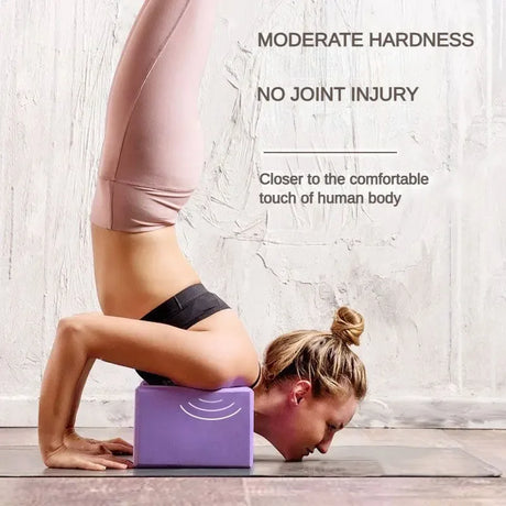 High-Density Hardened EVA Professional Yoga Block - Omega Lifestyles