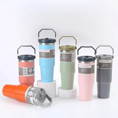 30-Inch Stainless Steel Insulated Thermos Travel Bottle - Omega Lifestyles