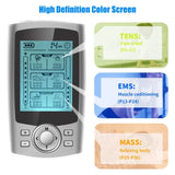 Digital Dual Channel TENS Unit EMS Muscle Stimulator Therapy - Omega Lifestyles