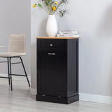 Multifunctional Tilt Out Kitchen Trash Cabinet With Cutting Board