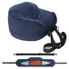 Travel Neck Pillow With Velvet Cover And Storage Bag - Omega Lifestyles