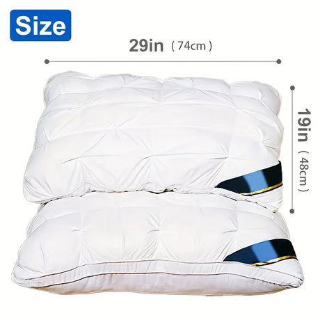 Luxury Cooling Queen Size Down Pillow Set of 2 - Omega Lifestyles