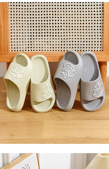 Women’s Thick Platform Non-Slip Indoor Cartoon Slippers - Omega Lifestyles