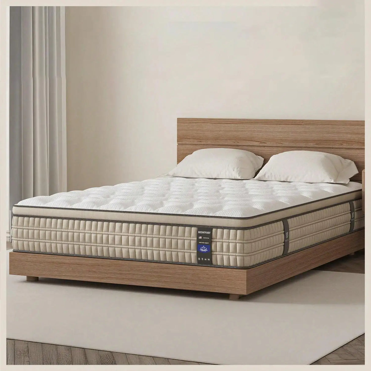 Medium 12-Inch Hybrid Gel Memory Foam Mattress