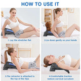 Adjustable Magnetic Neck Lumbar Spine Stretcher and Massager - Omega Lifestyles