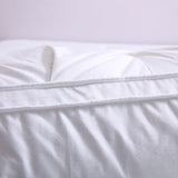 95% Goose Down Like Anti-Snore Cotton Sleeping Pillow 48x74cm Low - Omega Lifestyles