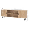 Modern Mid Century MDF Wood TV Stand Console