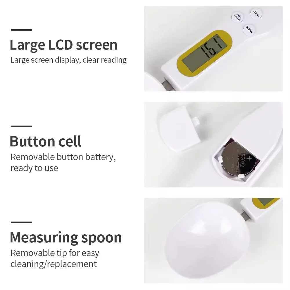 Digital Kitchen Spoon Scale With LCD Measurement - Omega Lifestyles