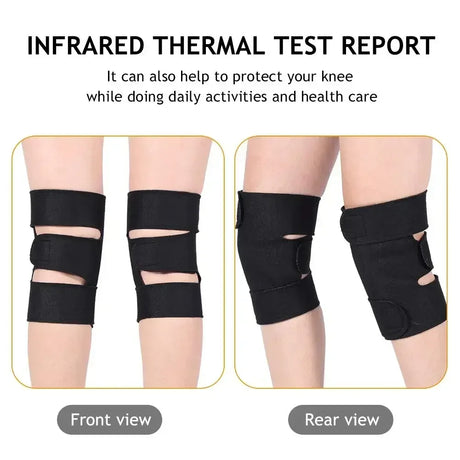 Pair Of Tourmaline Self-Heating Magnetic Therapy Knee Pads - Omega Lifestyles