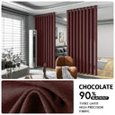 2-Piece Noise Reduction Grommet Top Room Divider Curtain - Omega Lifestyles