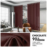 2-Piece Noise Reduction Grommet Top Room Divider Curtain