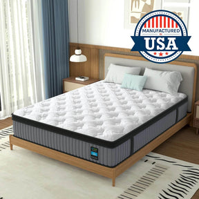 Medium Hybrid Memory Foam Pocket Spring Mattress - Omega Lifestyles