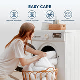 Queen Soft Cooling Quilted Mattress Protector Pad - Omega Lifestyles