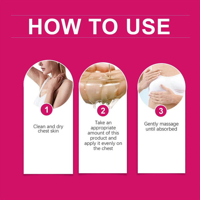 Breast Firming Massage Oil Elasticity Enhancing Care - Omega Lifestyles